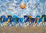 Mixte sur toile