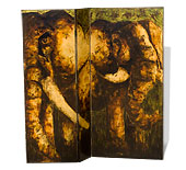 Oaravent bois laquée